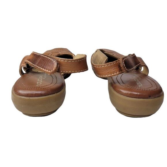 Natural Soul by Naturalizer Cayenne Leather Slingback Sandals (Size 6.5M) - Picture 5 of 10